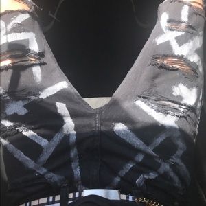 Ninth hall skinny jeans custom